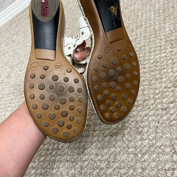 Rieker sandals white size  40 - Picture 5 of 9